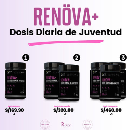RENOVA +  " TU ELIXER DE LA JUVENTUD